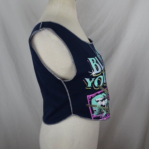 AC / DC Blow up Your Video Women Crop Top Size L - Picture 4 of 9